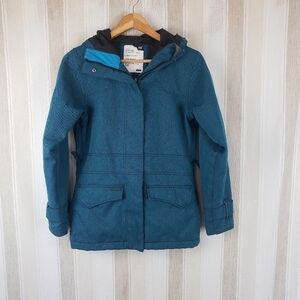 Empyre Technical Collection Ski Jacket Coat Snowboarding Blue Teal Extra‎ Small